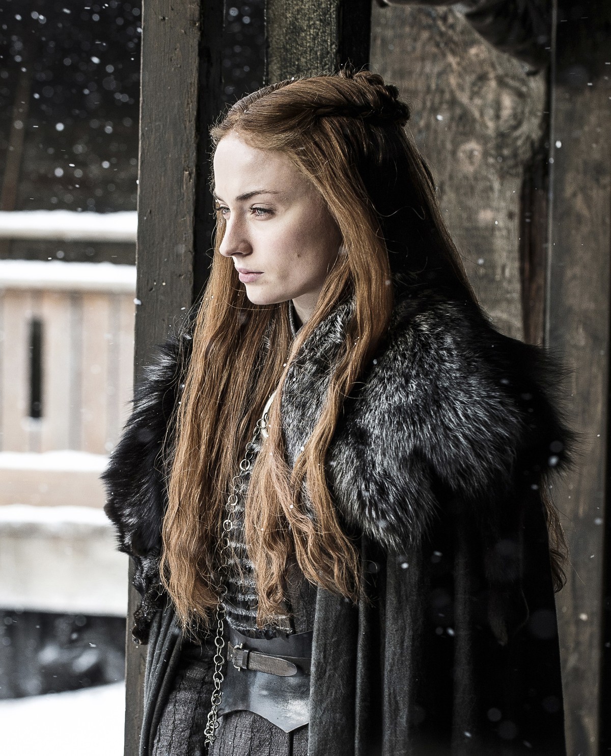 This image provided by HBO shows Sophie Turner as Sansa, in HBO's "Game of Thrones," during the second episode of Season 7. Westeros is no longer a man’s world. During the seventh seaso ...