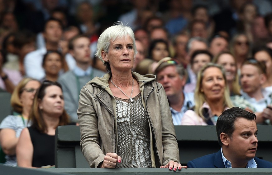 Auch Judy Murray ist nach dem Entscheidungssatz erleichtert.