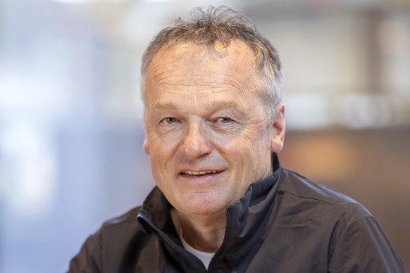 Hans Flatscher, Director of Alpine Skiing for the Swiss-Ski Federation poses for a portrait during an inteview with the news agency Keystone-SDA at the Swiss team hotel at the 2026 Olympic Winter Game ...