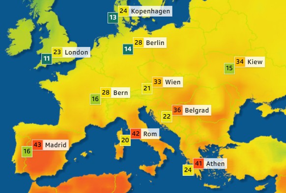 Südeuropa ächzt derzeit unter einer Hitzewelle.