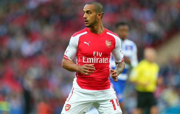 18.04.2015; London; Fussball FA Cup - FC Reading - FC Arsenal; Theo Walcott (Arsenal) (Catherine Ivill/AMA/freshfocus)