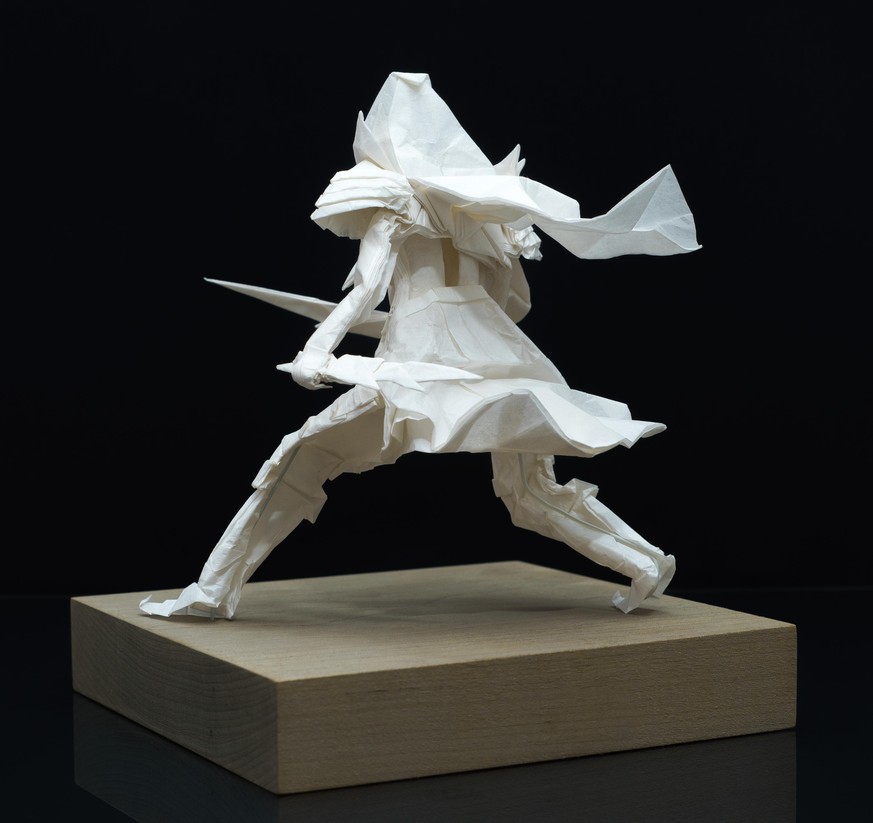 Origami-Figur Assassin von Juho Könkkölä.