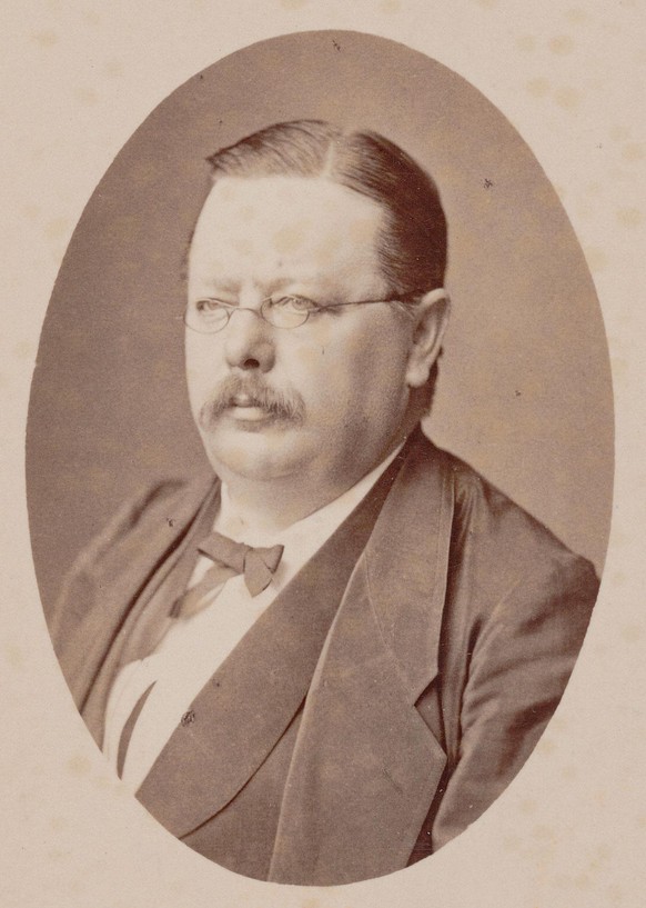 Porträt von Fridolin Anderwert, um 1870.