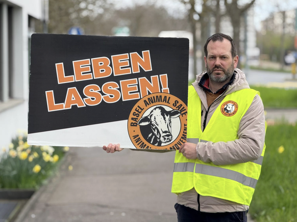 Der Tierrechtsaktivist Olivier Bieli.