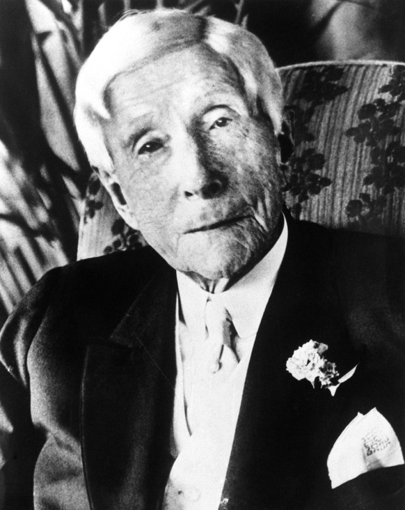 John D Rockefeller, the American business magnate and philanthropist, celebrated his 96th birthday at his estate in Lakewood, New Jersey, USA on July 8, 1935. (AP Photo/Nap)