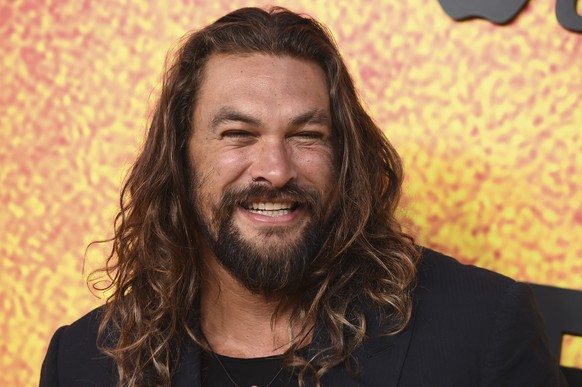 Jason Momoa arrives at the premiere of third season of &quot;See,&quot; Tuesday, Aug. 23, 2022, at DGA Theater in Los Angeles. (Photo by Jordan Strauss/Invision/AP)
Jason Momoa
