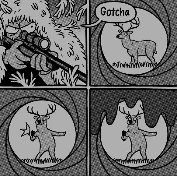 https://www.reddit.com/r/Bossfight/comments/w2su15/the_deer_agent_sniper_hunter/