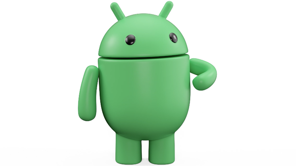 Das neue Android-Logo von Google (5. September 2023).