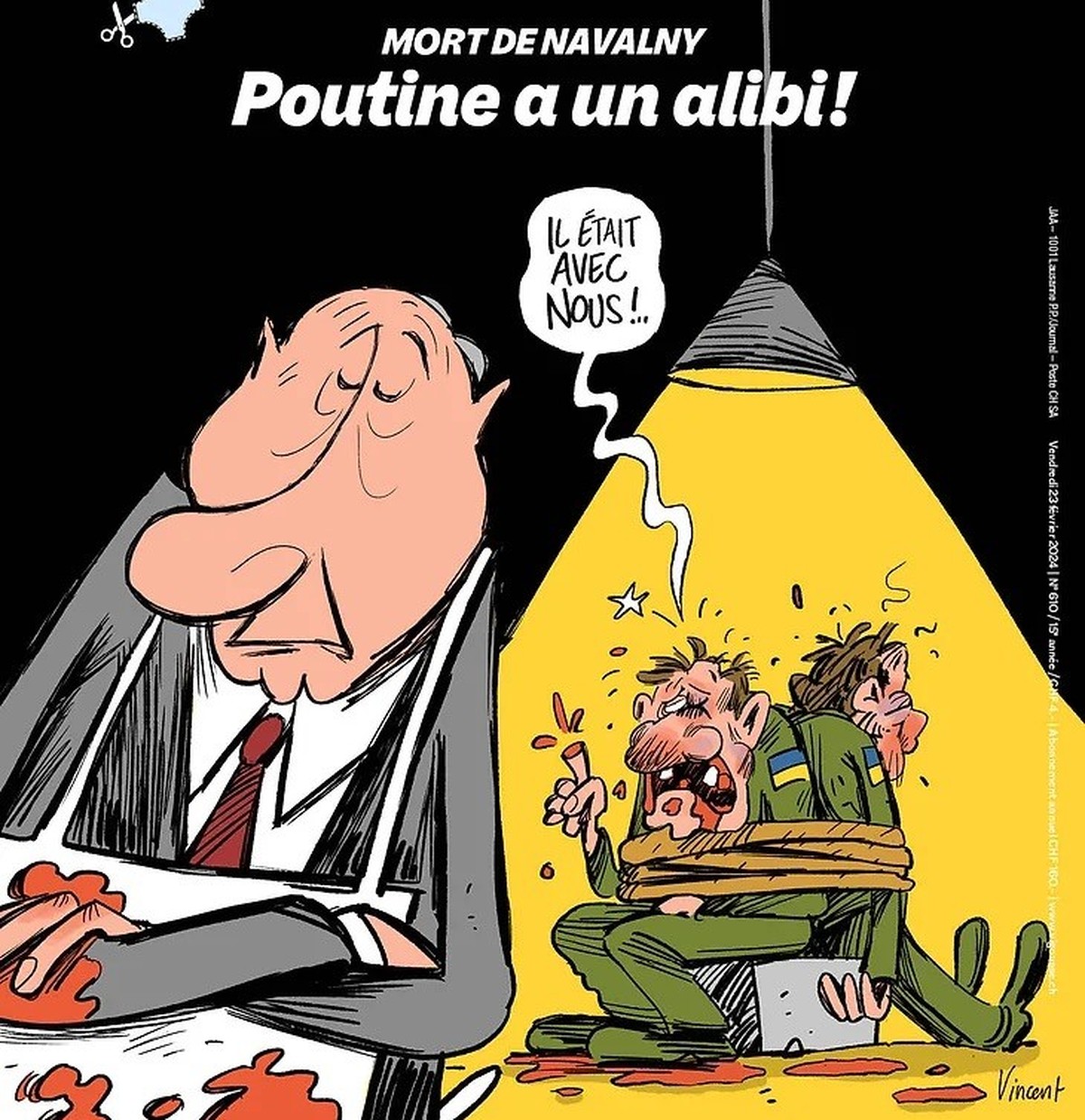 Une du journal Vigousse, le «petit satirique romand».