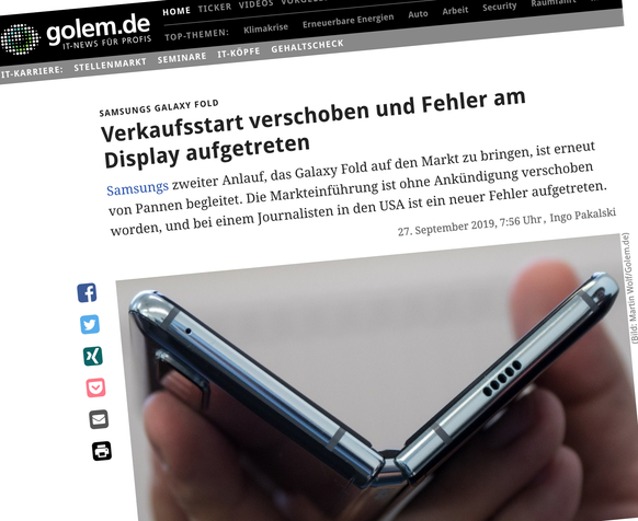 So titelte das seriöse deutsche Techportal.