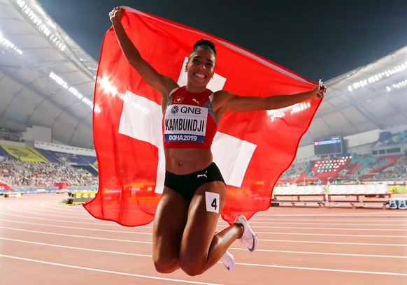 <strong>2019:</strong> Mujinga Kambundji holt in Doha sensationell WM-Bronze über 200 Meter.