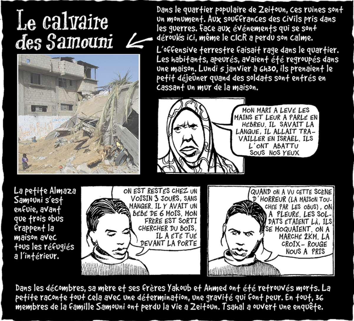 extrait BD Chappatte à gaza (2009)