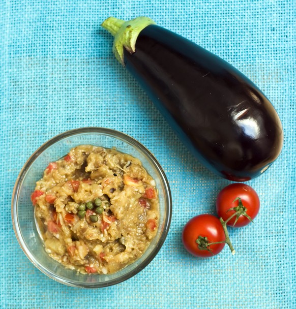 melitzanosalata aubergine salat dip mezze griechenland grichische küche vegi