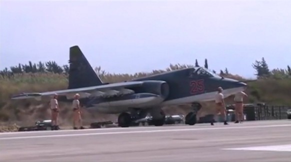 Russischer Kampfjet im Einsatz in Syrien.