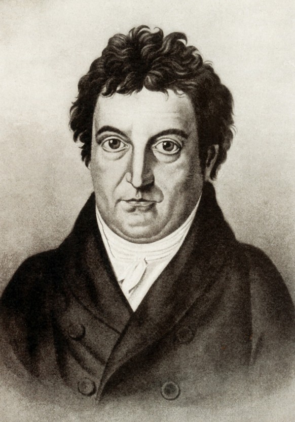 Johann Gottlieb Fichte (1762-1814) was a major figure in German philosophy, in teh period between Kant and Hegel. He had followed Kant, but then developed his own philosophy, Idealism. (Photo by: Ivy  ...