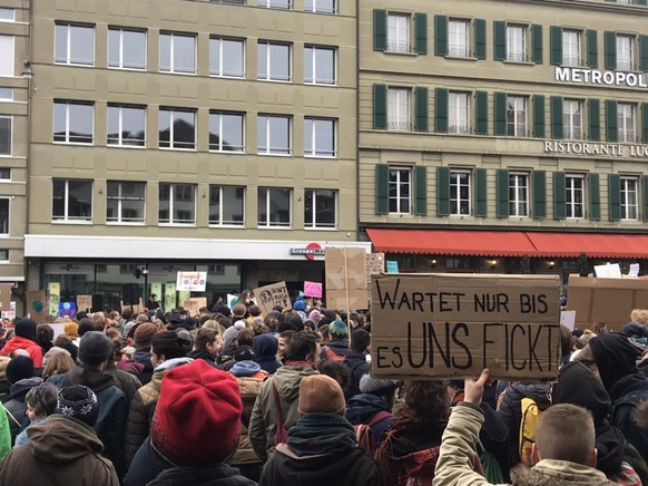 Klimademo Bern, 2.2.2019