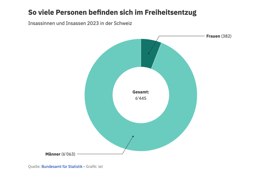 Freiheitsentzug Statistik Grafik