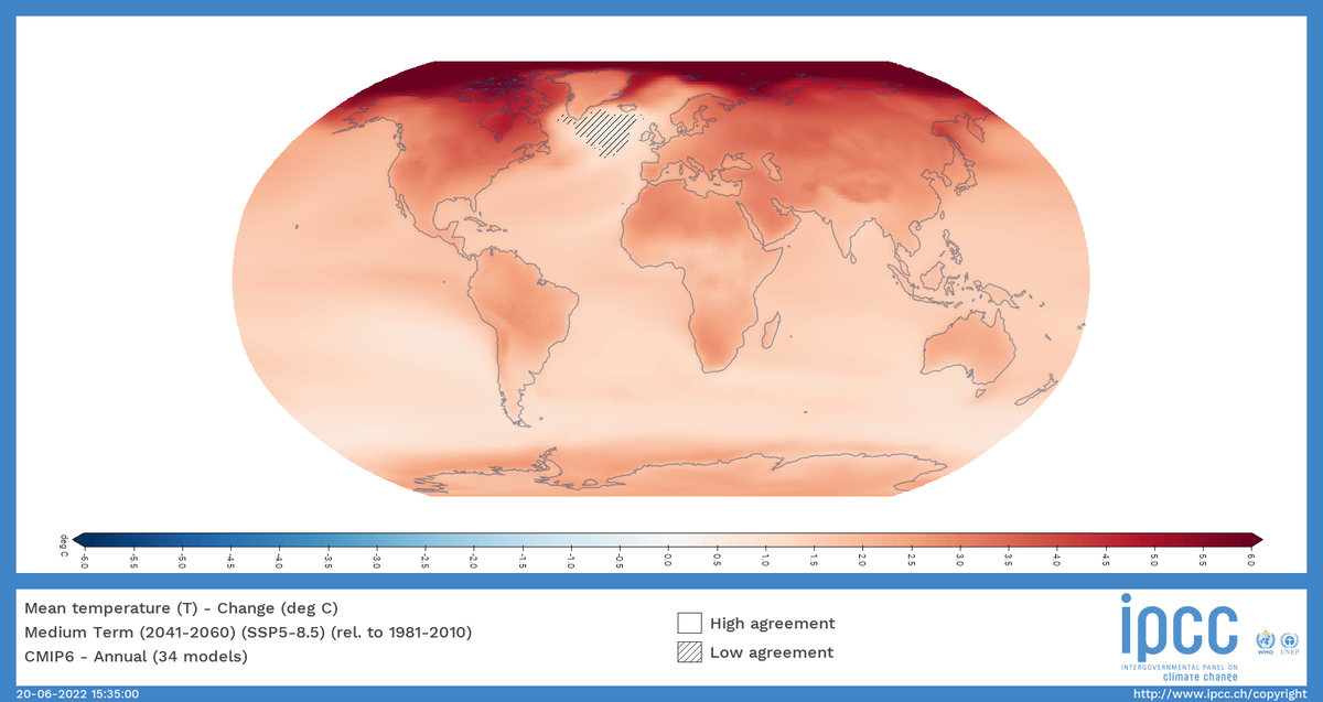 En 2050, il devrait faire jusqu'à six degrés de plus dans l'Arctique.