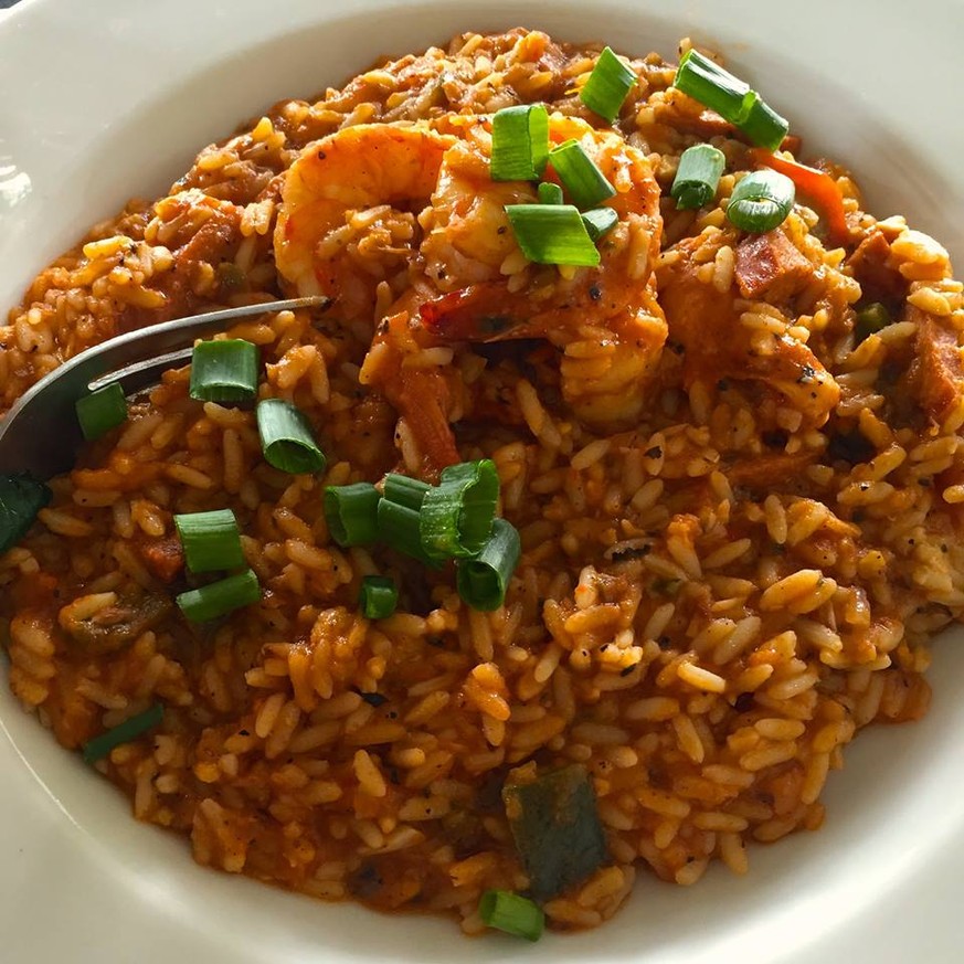 jambalaya cajun new orleans louisiana usa krevetten reis andouille wurst eintopf essen food https://www.facebook.com/photo.php?fbid=10153537003243235&amp;set=a.10150335124743235.345753.609598234&amp;t ...