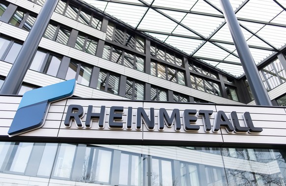 15.03.2018, Nordrhein-Westfalen, Düsseldorf: Der Unternehmenssitz der Rheinmetall AG. Foto: Marius Becker/dpa +++ dpa-Bildfunk +++ (KEYSTONE/DPA/Marius Becker)