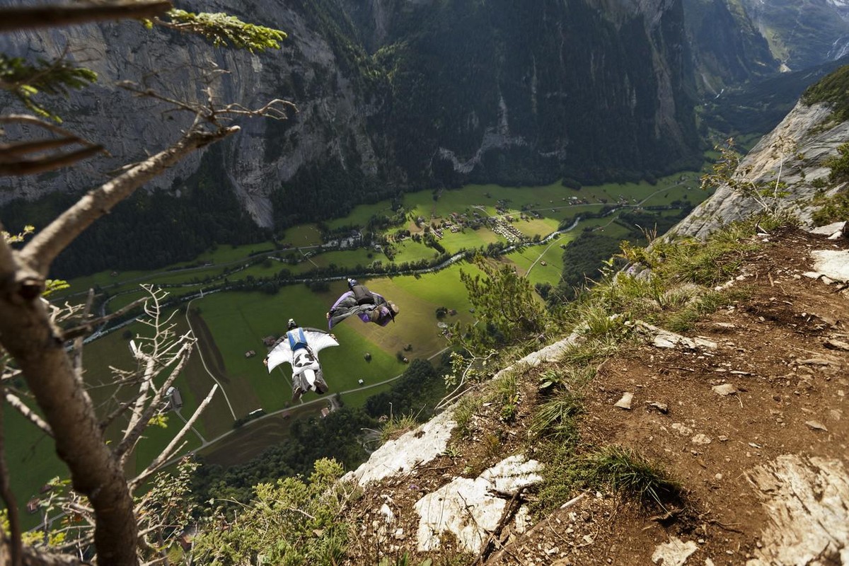 Base jump Lauterbrunnen