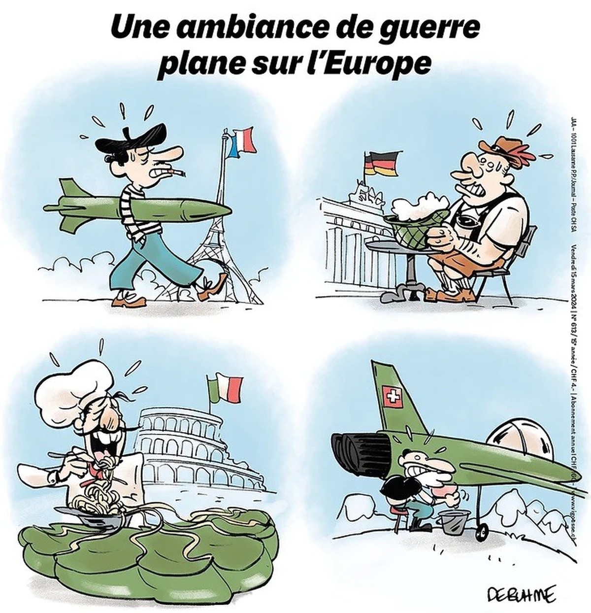 Une du journal Vigousse, le «petit satirique romand».