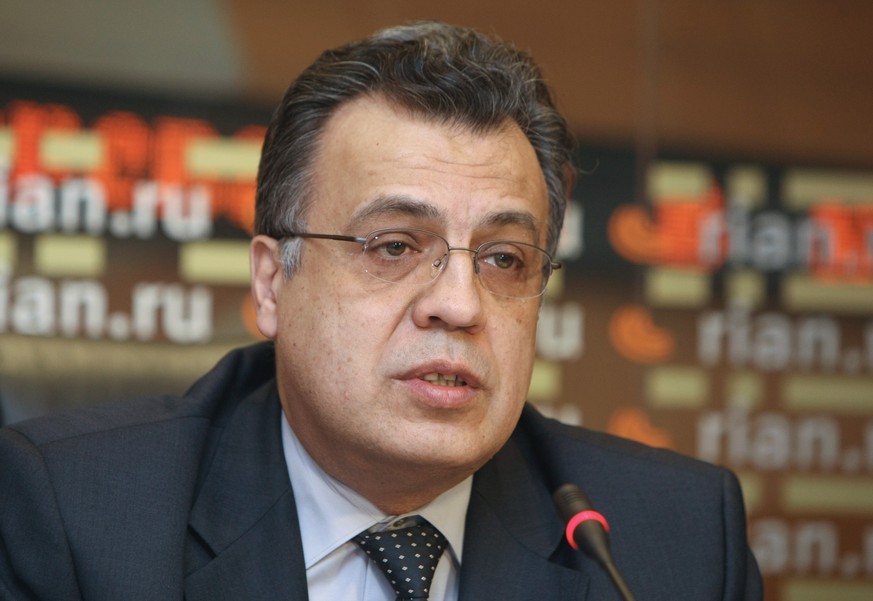 ARICHIV - Director of the Russian Foreign Ministry&#039;s Consular Department Andrei Karlov during a news conference in Moscow, Russia, 02 September 2009. (zu dpa-Meldung: «Medien: Russischer Botschaf ...