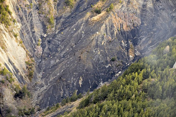 Absturzstelle des A320.