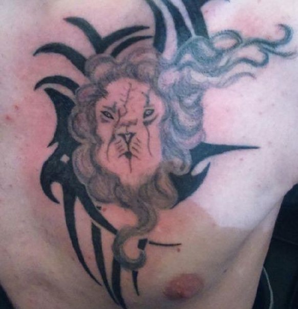 Failed Tuesday: lion tattoo