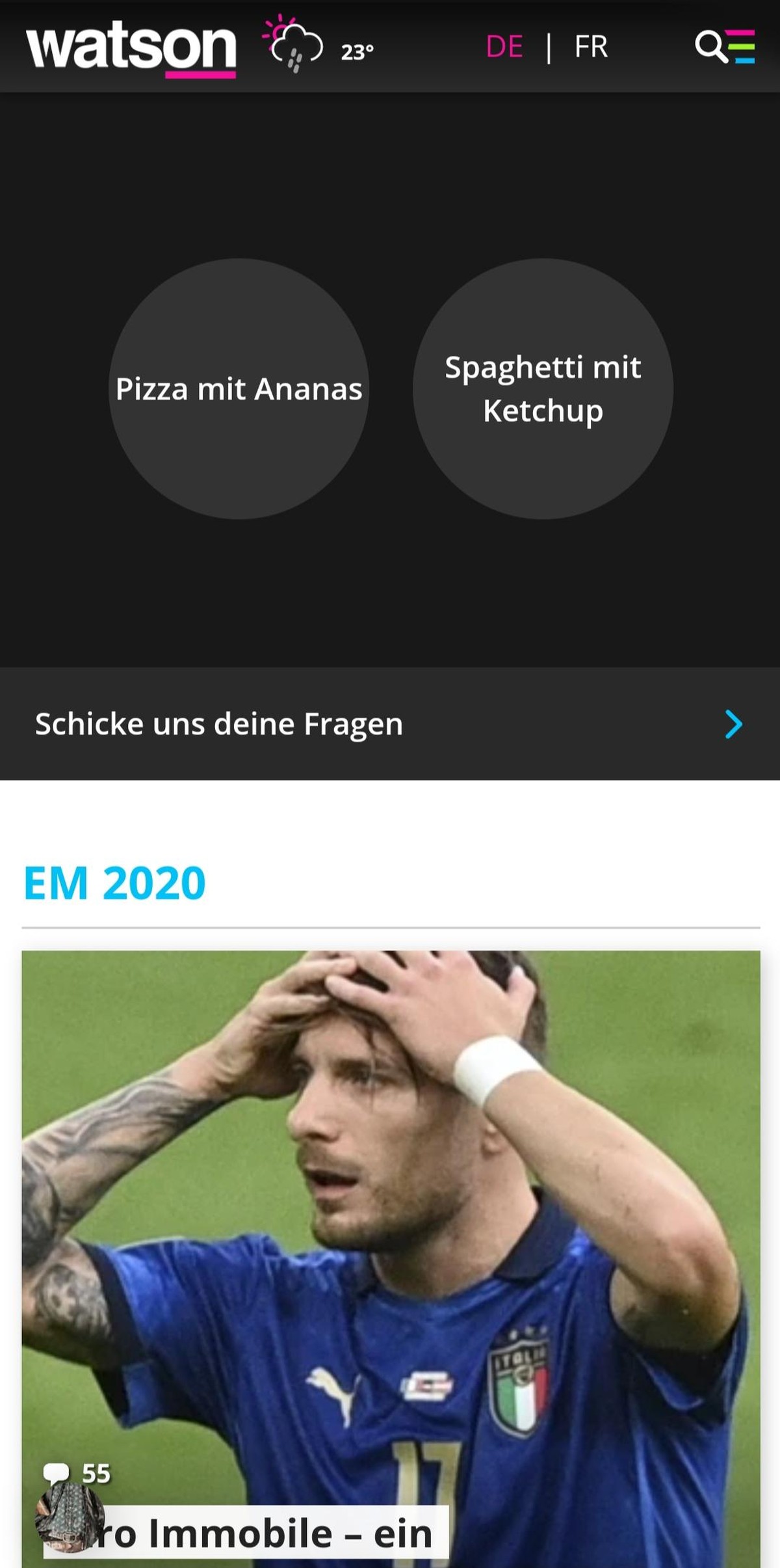 Und 1, und 2, und 1, 2, 3 – PICDUMP!\nGing mir gestern gleich wie Immobile, als ich diese Umfrage gesehen habe.