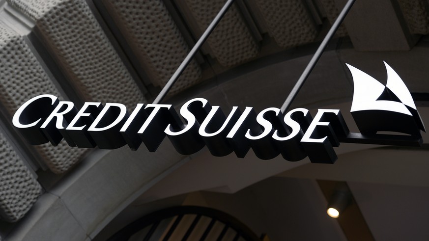 FILE - The logo of the Swiss bank Credit Suisse is seen on a building in Zurich, Switzerland, Oct. 21, 2015. A Singapore court ruled Friday, May 26, 2023, that Credit Suisse owes billionaire and forme ...