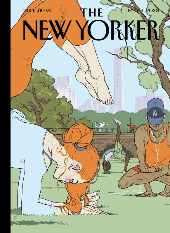 Aktuelle Ausgabe des «New Yorkers» mit Nelio-Biedermann-Rezension.