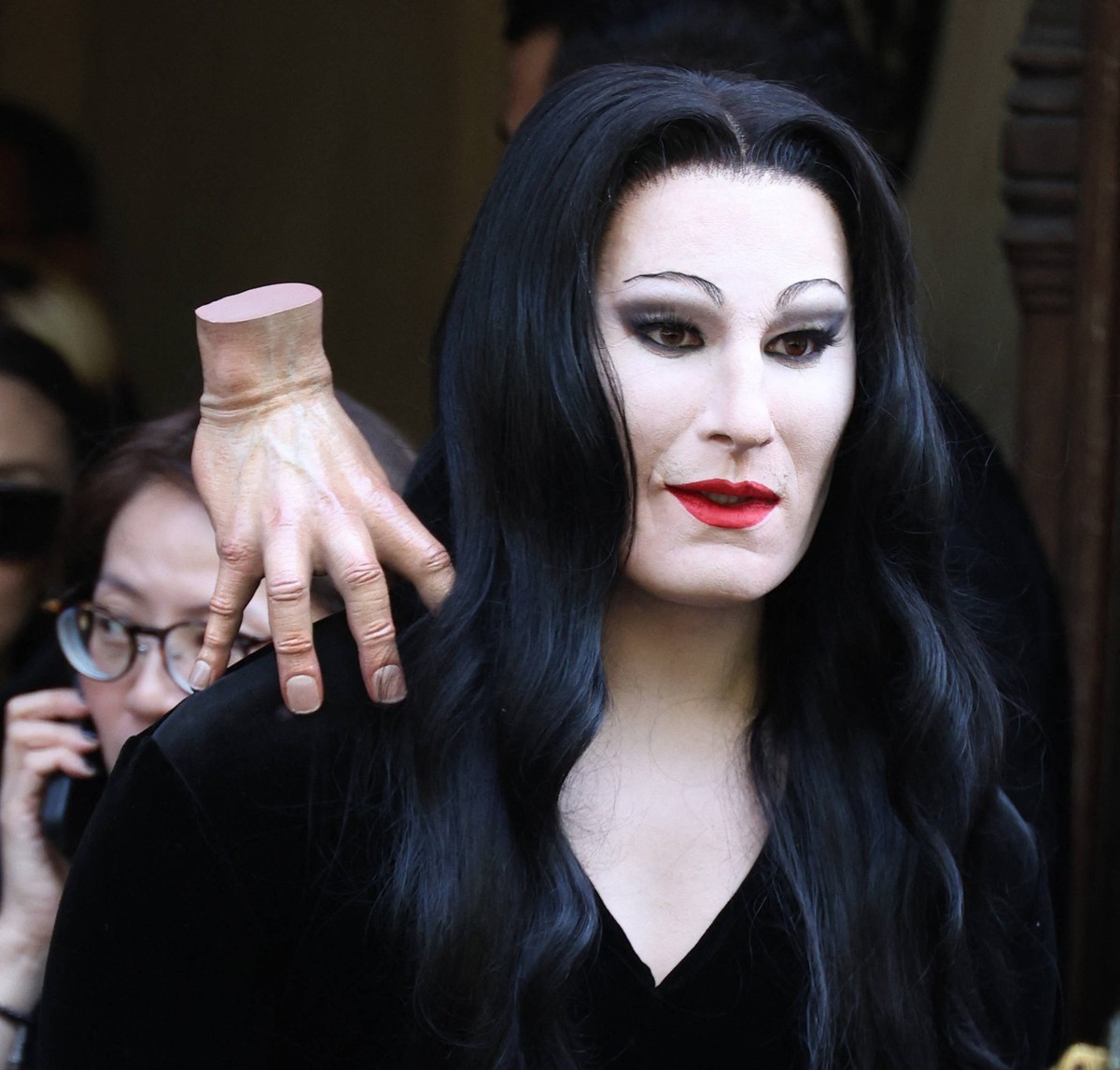 Alexis Stone Arrivals at Balenciaga Collection Haute Couture Fall Winter 2025 2026 fashion show during Paris Fashion Week PFW , on July 9th, 2025 Denis Guignebourg Bestimage Celebrities at Balenciaga ...