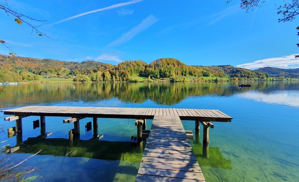 Türlersee Stallikon Zürich Badesee