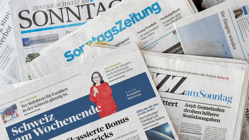 Teaserbild &quot;Das schreiben die Sonntagszeitungen&quot; Sonntag, Sonntagszeitung, Sonntags Zeitung, Schweiz am Wochenende