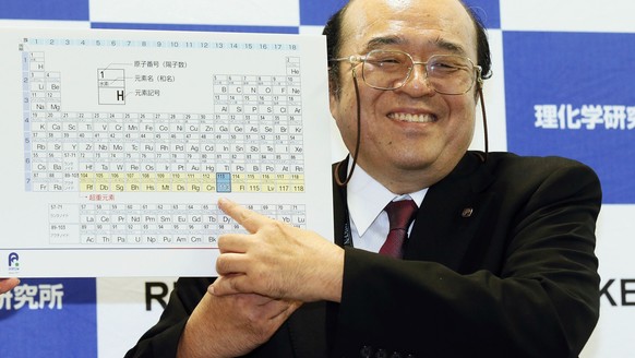Die vier neuen Elemente wurden von einem US-russischen Forscherteam entdeckt, Element Nummer 113 von japanischen Wissenschaftlern.