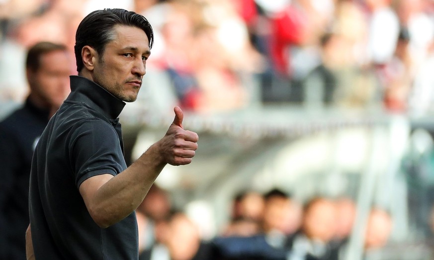 epa06665311 (FILE) - Eintracht Frankfurt&#039;s head coach Niko Kovac reacts during the German Bundesliga soccer match between Eintracht Frankfurt and TSG 1899 Hoffenheim in Frankfurt Main, Germany, 0 ...