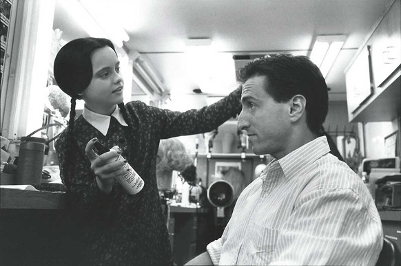 Christina Ricci and writer Paul Rudnick on the set of Addams Family Values.

film movie 
http://www.thisisnotporn.net/?s=christina+ricci