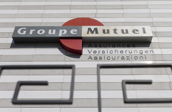 ARCHIV --- ZU DEN ZAHLEN BEI DER VERSICHERUNGSGRUPPE GROUPE MUTUEL AM MITTWOCH, 15. MAI 2019, STELLEN WIR IHNEN FOLGENDES BILDMATERIAL ZUR VERFUEGUNG --- Le logo de la compagnie d&#039;assurance malad ...