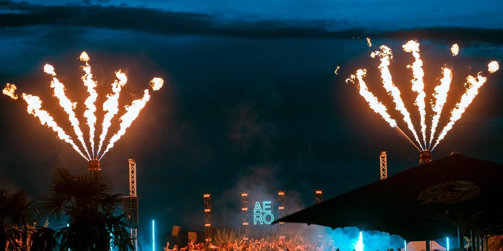 Das Aero-Festival fand am Samstag 29. Juni bereits zum zweiten Mal statt.