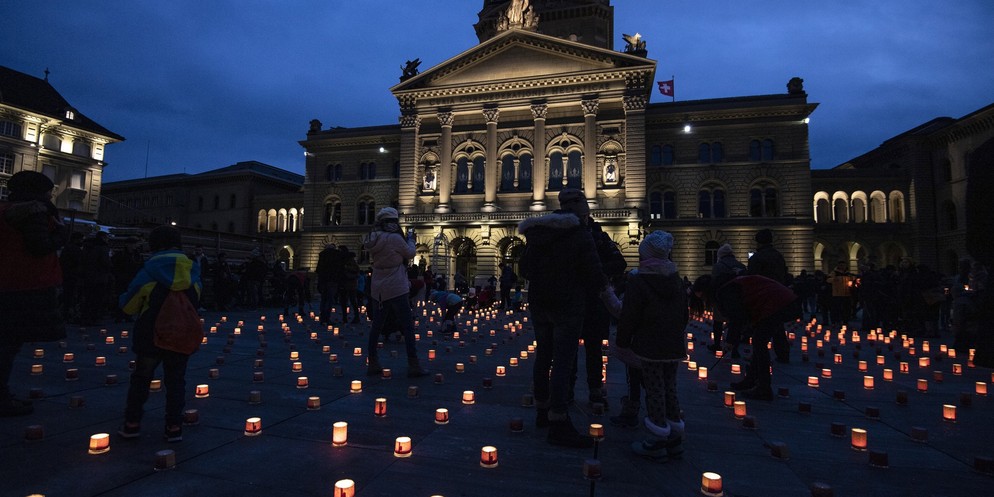 Auf dem Bundesplatz findet am Samstag eine Aktion für Personen in Armut statt.