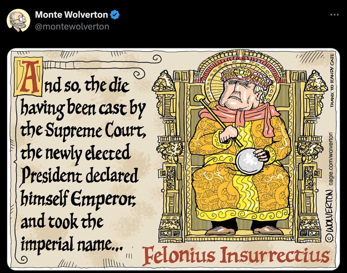 Trump-Karikatur
