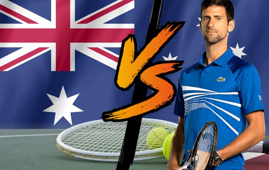 Das schwerste Match seiner Karriere: Novak Djokovic gegen Australien.