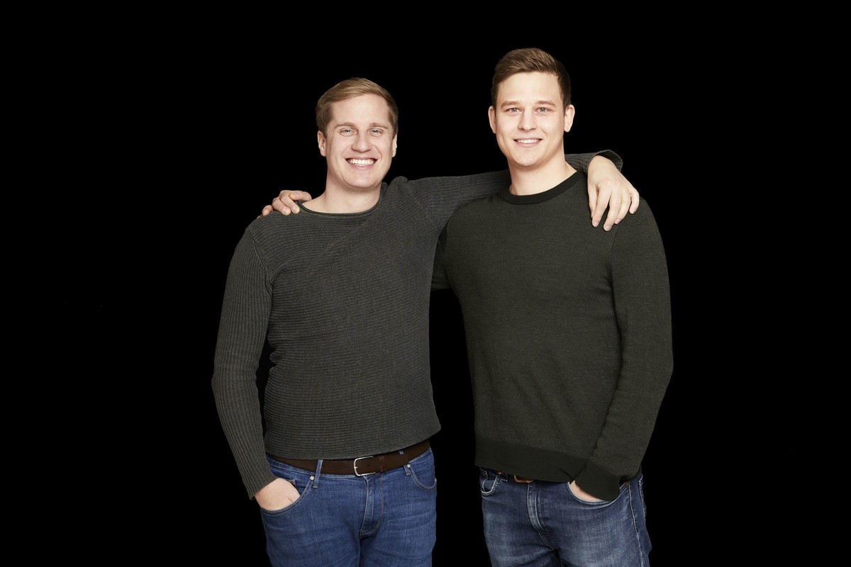 Die Gründer von bottleplus: Linus Lingg (Linggs höhö) und Christian Käser (rechts).