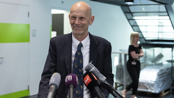 Daniel Koch, Delegierter des Bundesamt fuer Gesundheit, BAG, fuer die Coronavirus Pandemie Covid-19, verabschiedet sich von den Medien und wird pensioniert, am Donnerstag, 28. Mai 2020, in Bern. (KEYS ...