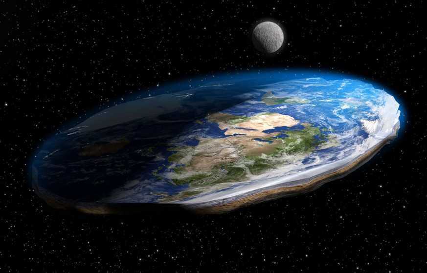Flat Earth, Flacherde-Verschwörungstheorie