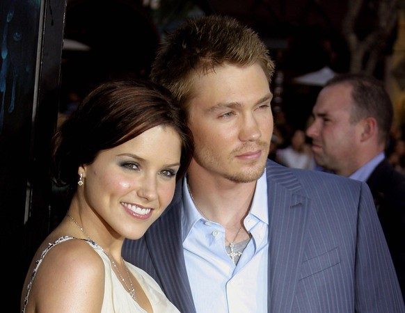 Sophia Bush and Chad Michael Murray attend the Los Angeles Premiere of House of Wax held at the Mann Village Theatre in Westwood, California on April 26, 2005 Pictured: Sophia Bush and Chad Michael Mu ...