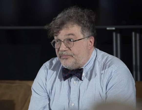 September 24, 2022, Austin, TX, USA: Dean of the National School of Tropical Medicine and a professor at Baylor College of Medicine in Houston PETER HOTEZ speaks during an interview session at the ann ...