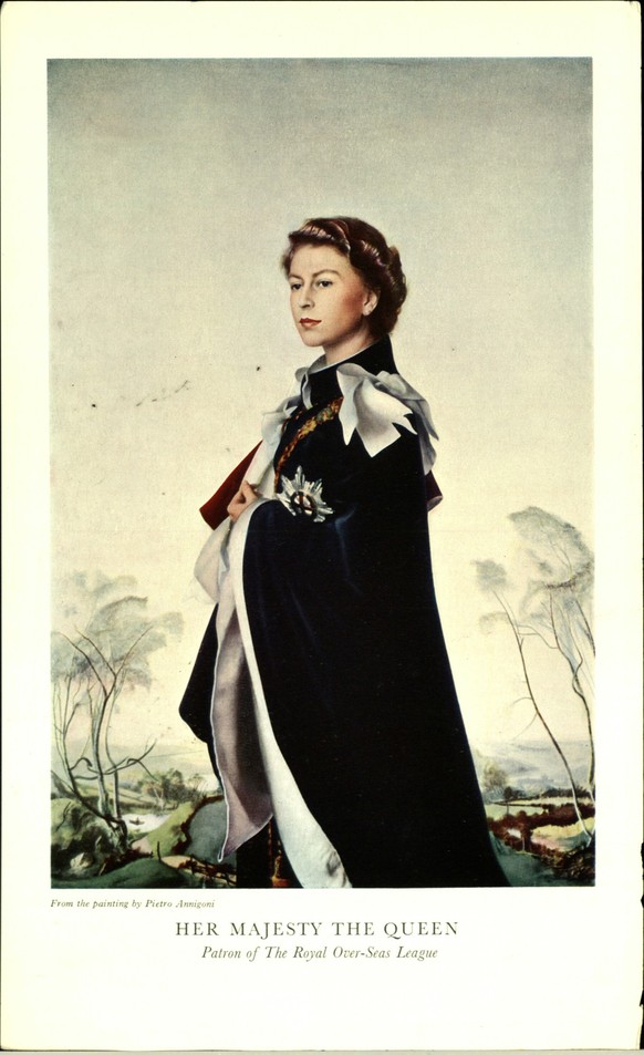 Portrait of Elizabeth II, Queen of England by Pietro Annigoni.

Mansell/The LIFE Picture Collection

Special Instructions: Premium. Please contact us for licensing use of this asset on merchandise and ...