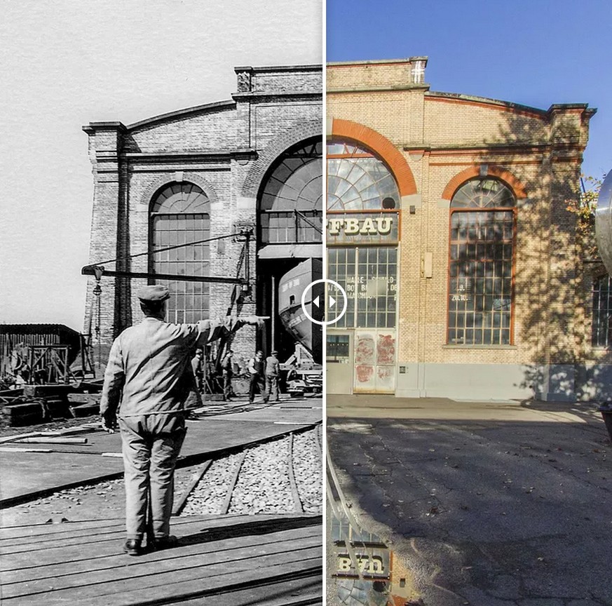 12 Vorher-nachher-Bilder aus der Büezer-Stadt Zürich, als im Schiffbau noch Schiffe gebaut wurden
